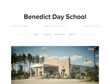 Tablet Screenshot of benedictdayschool.com